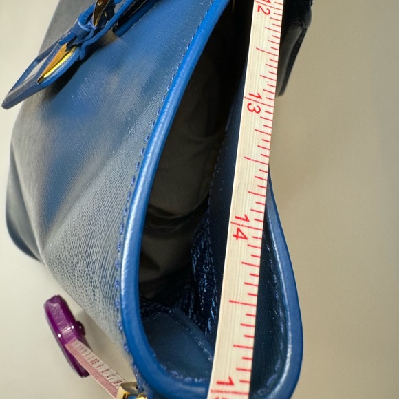 PRADA SAFFIANO LEATHER TOTE BAG WITH STRAP (LARGE) - Picture 8 of 16